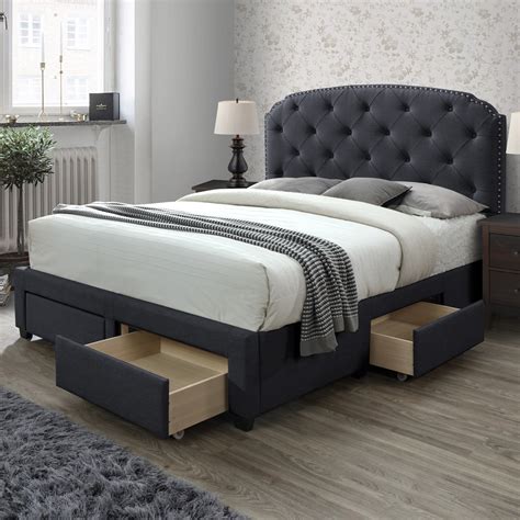 panel beds metal fabric photos|The 15 Best Upholstered Panel Beds .